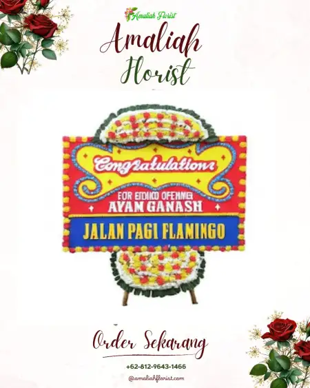 Sewa Papan Bunga Denok
